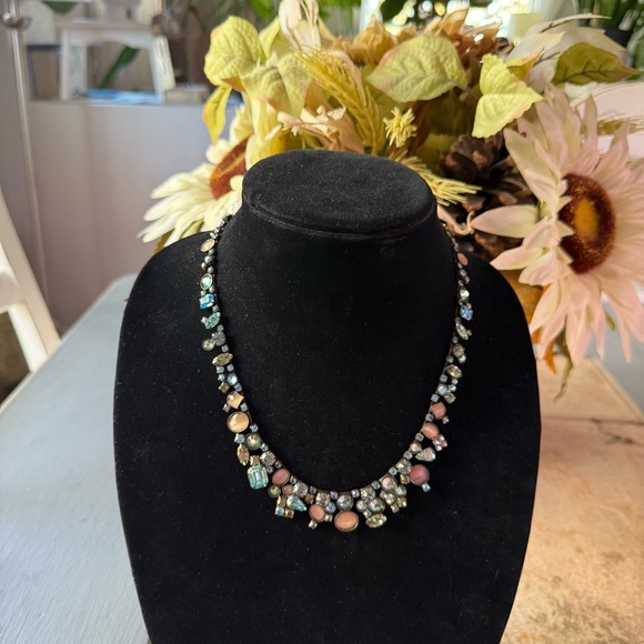 Sorrelli Brass Tone Crystal Necklace with Extender - Picture 6 of 7